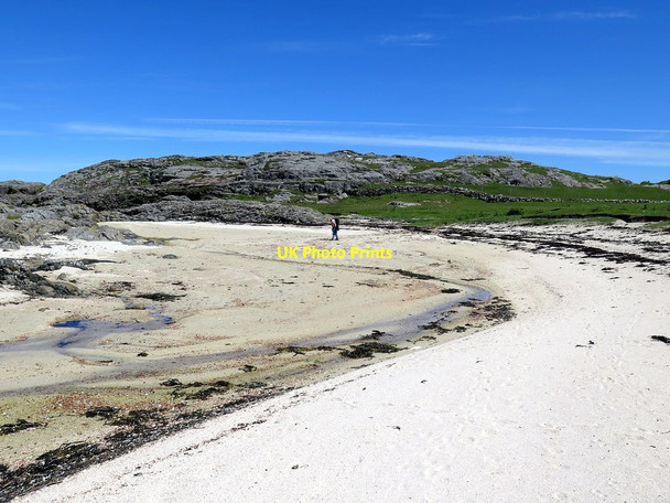 Photo 6"x4" Beach on north coast of Tiree Vaul c2017