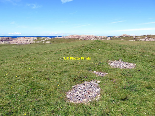 Photo 6"x4" Raised beach on north coast of Tiree Vaul c2017