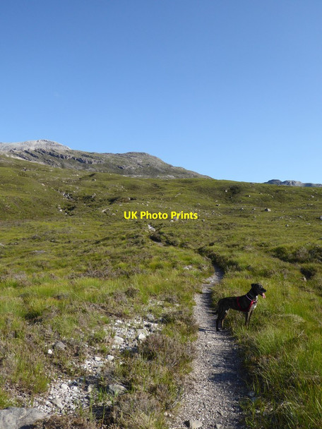 Photo 6"x4" Path above the Ling Hut, Glen Torridon Sgorr nan Lochan Uaine c2017
