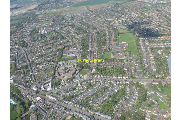 Photo 6"x4" Flying over Cambridge Cambridge\/TL4658 c2017