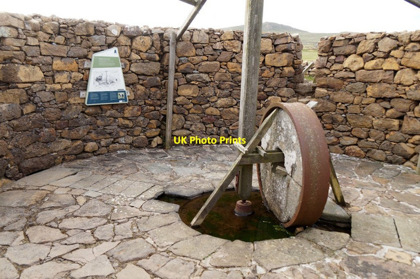 Photo 6"x4" Inside the Hagdale Horse Mill, Baltasound Clibberswick c2017