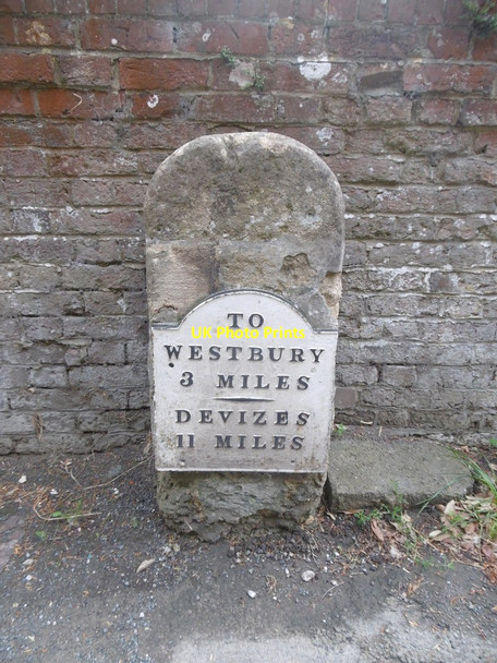 Photo 6"x4" Old Milestone by the B3098, Melbourne Street, Bratton Bratton\/ST9152 c2017