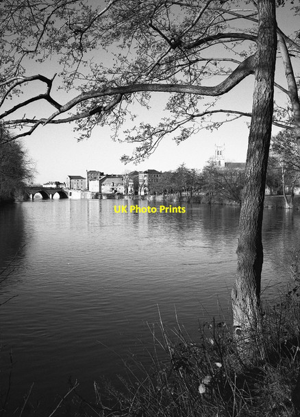 Photo 6"x4" River Severn in Worcester Worcester c2002