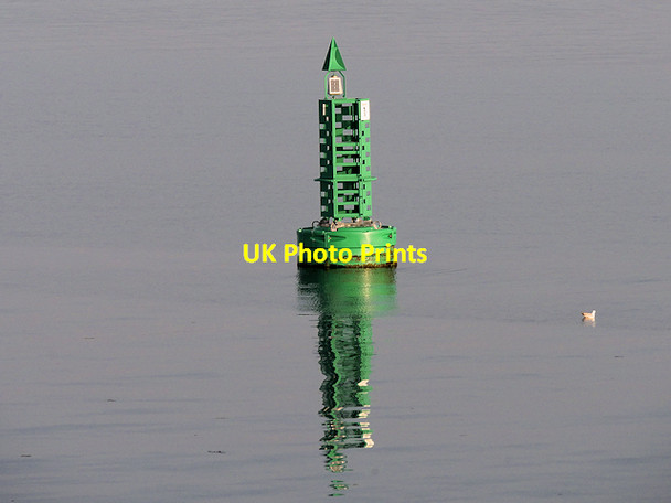 Photo 6"x4" Belfast Buoy Number 1 Carrickfergus c2017