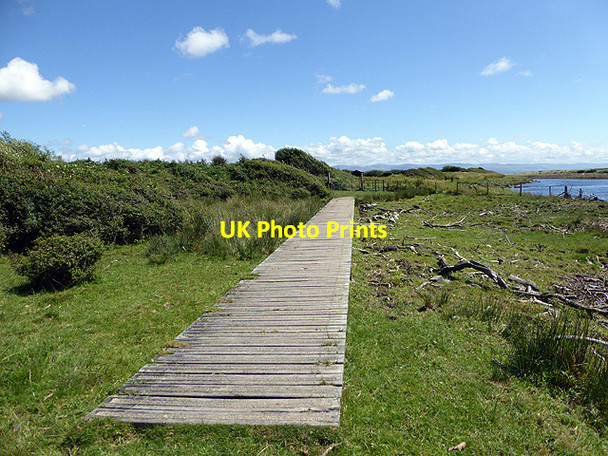 Photo 6"x4" A second stretch of boardwalk on the Wales Coast Path Llanystumdwy c2017