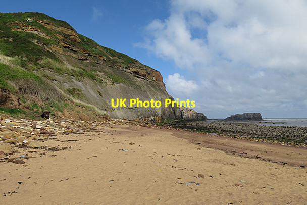 Photo 6"x4" Saltwick Beach Whitby\/NZ8910 c2016