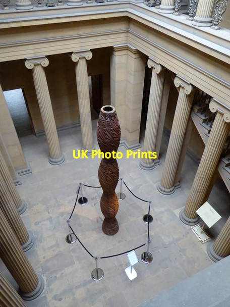 Photo 6"x4" Sculpture in Belsay Hall Belsay c2016 P1