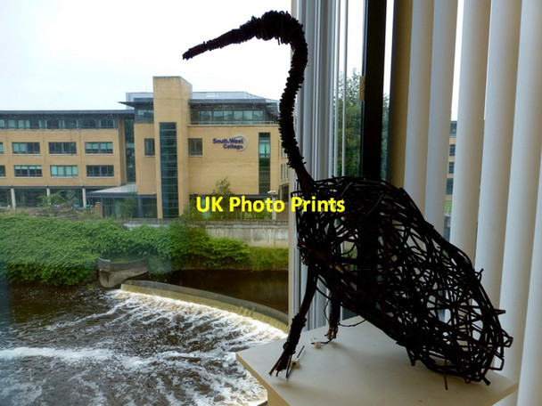 Photo 6"x4" Heron weaving, Omagh Omagh c2016