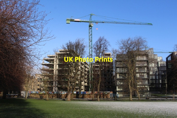Photo 6"x4" Quartermile Flats under construction Edinburgh c2016
