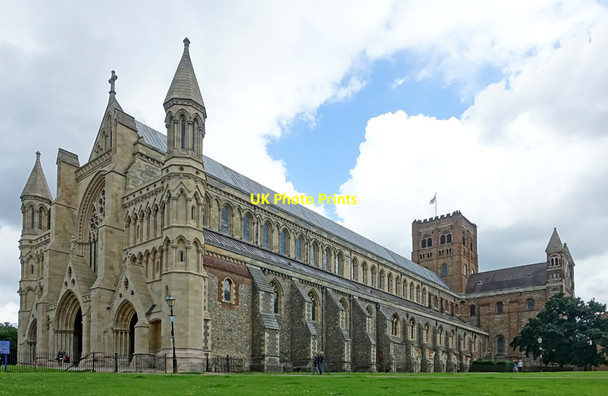 Photo 6"x4" St Albans Cathedral St Albans c2016