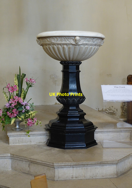Photo 6"x4" St Albans Cathedral - Font St Albans c2016