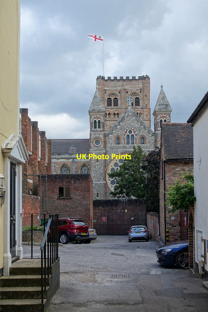 Photo 6"x4" St Albans Cathedral St Albans c2016