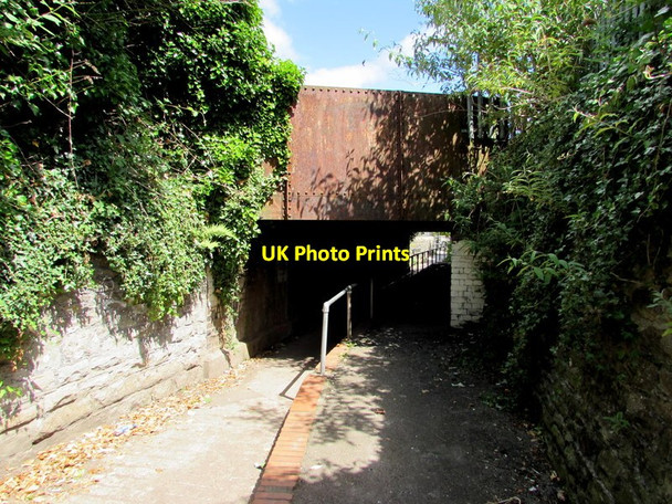 Photo 6"x4" South side of a low railway bridge, Liswerry, Newport Liswerry c2016