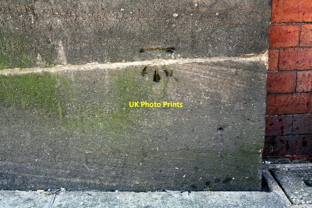 Photo 6"x4" Benchmark on City of Leeds School Leeds\/SE3034 c2016