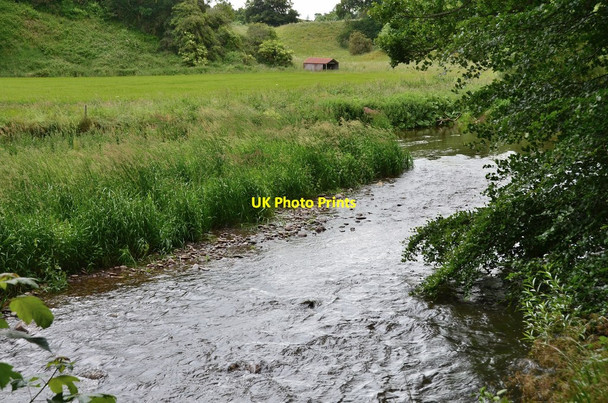 Photo 6"x4" The Leader Water near Black Hill Redpath\/NT5835 c2016