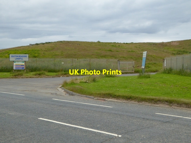 Photo 6"x4" Entrance to Seaton Meadows Landfill Site Greatham\/NZ4927 c2016
