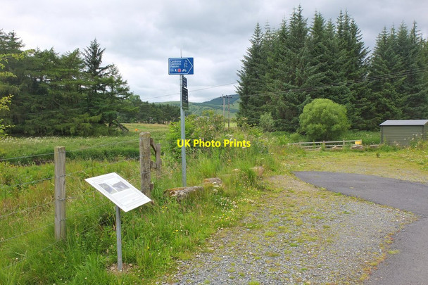Photo 6"x4" Site of Woodend Viaduct, River Tweed Cardrona Village c2016