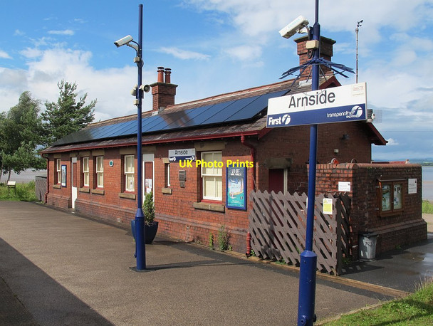 Photo 6"x4" Solar power, Arnside station Arnside\/SD4578 c2016