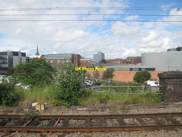 Photo 6"x4" Timber sleepers outside Preston Preston\/SD5329 c2016