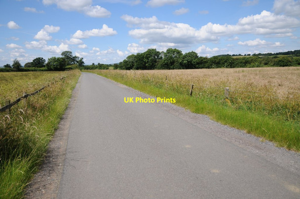 Photo 6"x4" Country road to Shipston-on-Stour Whatcote c2016