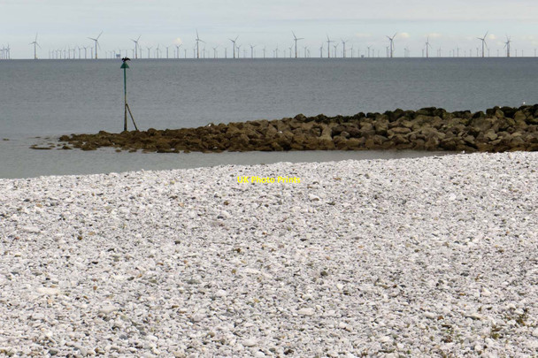 Photo 6"x4" Breakwater in Penrhyn Bay Penrhyn Bay\/Bae-Penrhyn c2015