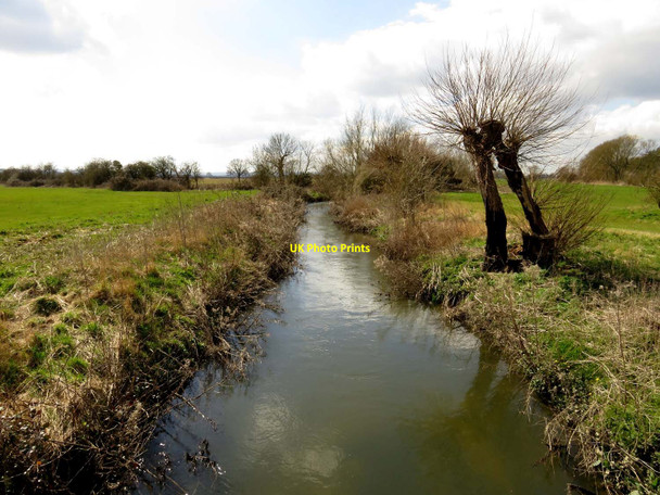 Photo 6"x4" Childrey Brook near Marcham Marcham c2016