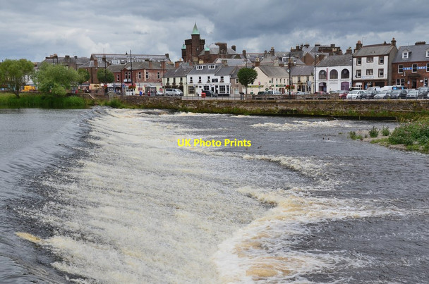 Photo 6"x4" The weir at Dumfries Dumfries c2016