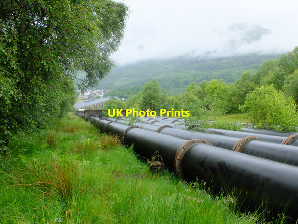 Photo 6"x4" Pipelines above Kinlochleven Kinlochleven c2016