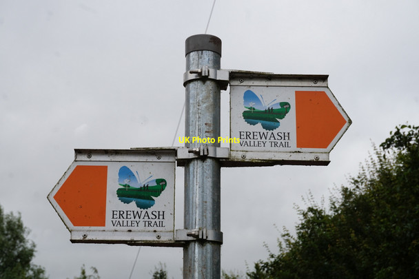 Photo 6"x4" Erewash Valley Trail Marker Eastwood\/SK4646 c2016
