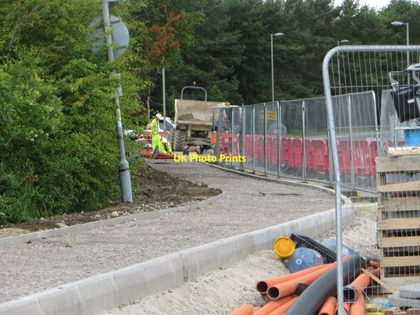 Photo 6"x4" Corner on the Path Chilton\/SU4885 c2016