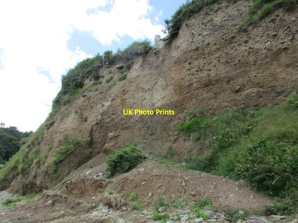 Photo 6"x4" Collapsing cliff face, Myrtleville Myrtleville c2016