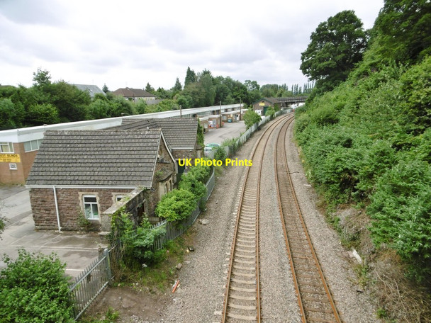 Photo 6"x4" Caerleon, railway lines Caerleon or Caerllion c2016