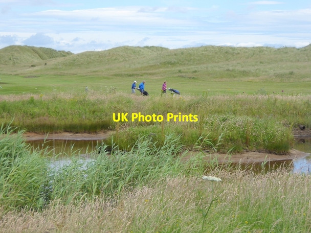 Photo 6"x4" Water hazard at Warkworth Golf Club Warkworth\/NU2406 c2016