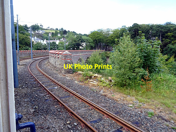 Photo 6"x4" The tramway bridge at Laxey Laxey c2016