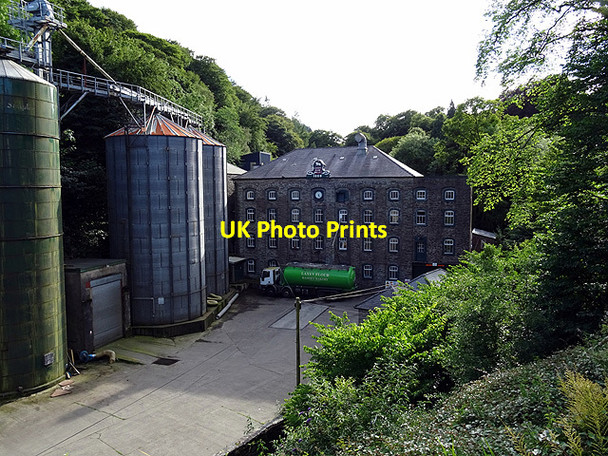 Photo 6"x4" Laxey Glen Mills Laxey c2016
