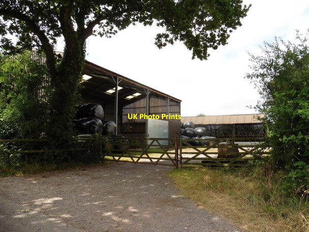 Photo 6"x4" Barns near Sloughpool Farm Mutterton c2016