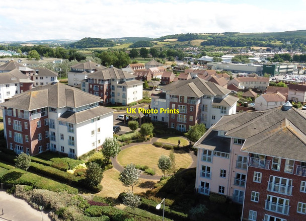 Photo 6"x4" View over Minehead from the Big Wheel Minehead c2016