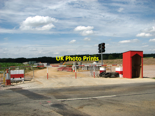 Photo 6"x4" View across Fir Covert Road Freeland Corner c2016