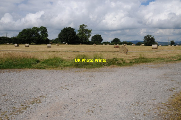 Photo 6"x4" Round straw bales Eardisland c2016