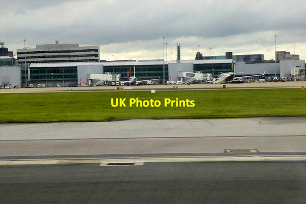 Photo 6"x4" Terminal 3, Manchester Airport Moss Nook\/SJ8385 c2016