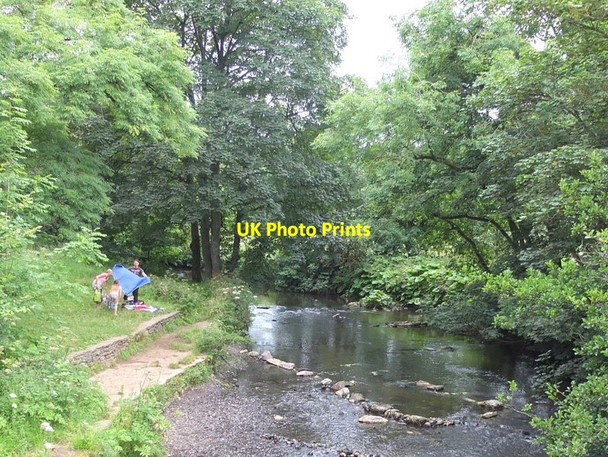 Photo 6"x4" Picnic by the River Manifold near Wetton Mill Wetton\/SK1055 c2016