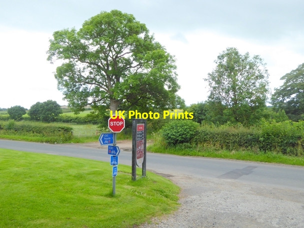 Photo 6"x4" Cycle route signpost on Newton Lane Penrith c2016
