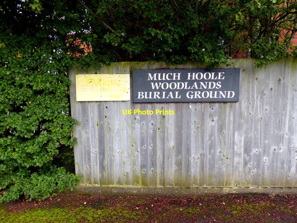 Photo 6"x4" Much Hoole Woodland Burial Ground Goose Green\/SD4722 c2016