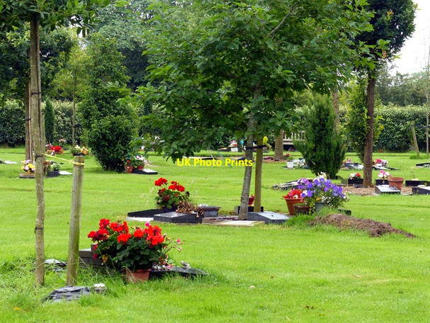 Photo 6"x4" Much Hoole, Woodland Burial Ground Goose Green\/SD4722 c2016