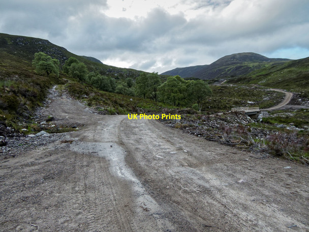 Photo 6"x4" New track and bridge Abhainn Beinn nan Eun c2016