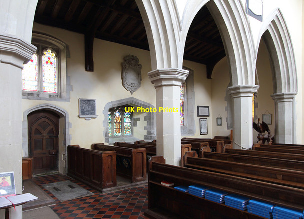 Photo 6"x4" St John the Baptist, Great Gaddesden - North arcade Great Gaddesden c2016