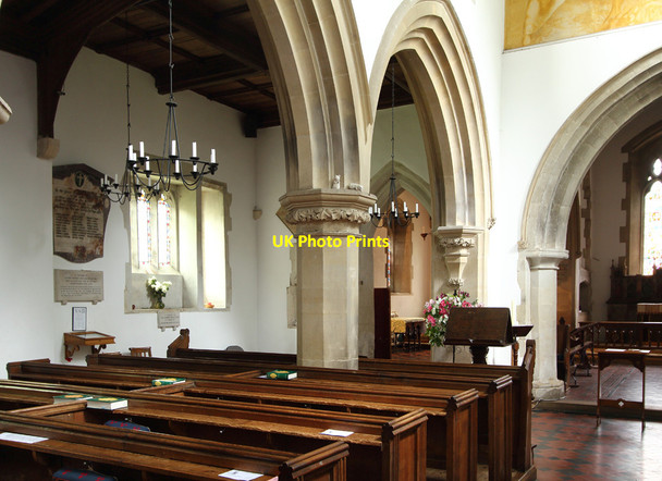 Photo 6"x4" St John the Baptist, Aldbury - North arcade Aldbury c2016