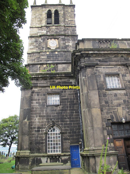 Photo 6"x4" St Peter's, Sowerby: tower Sowerby Bridge c2016