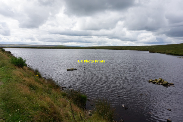 Photo 6"x4" Cupwith Reservoir, Slaithwaite Moor Booth Wood c2016