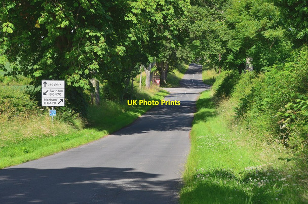 Photo 6"x4" Crossroads near Ladykirk Ladykirk\/NT8847 c2016